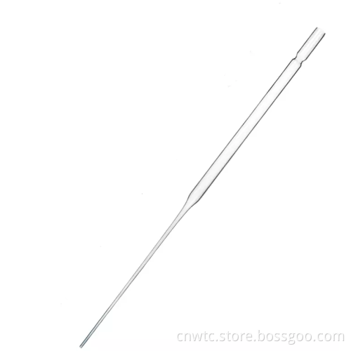 Lab Borosilicate Glass Pipets: 230mm & 150mm Pasteur Pipettes with Cotton Tips